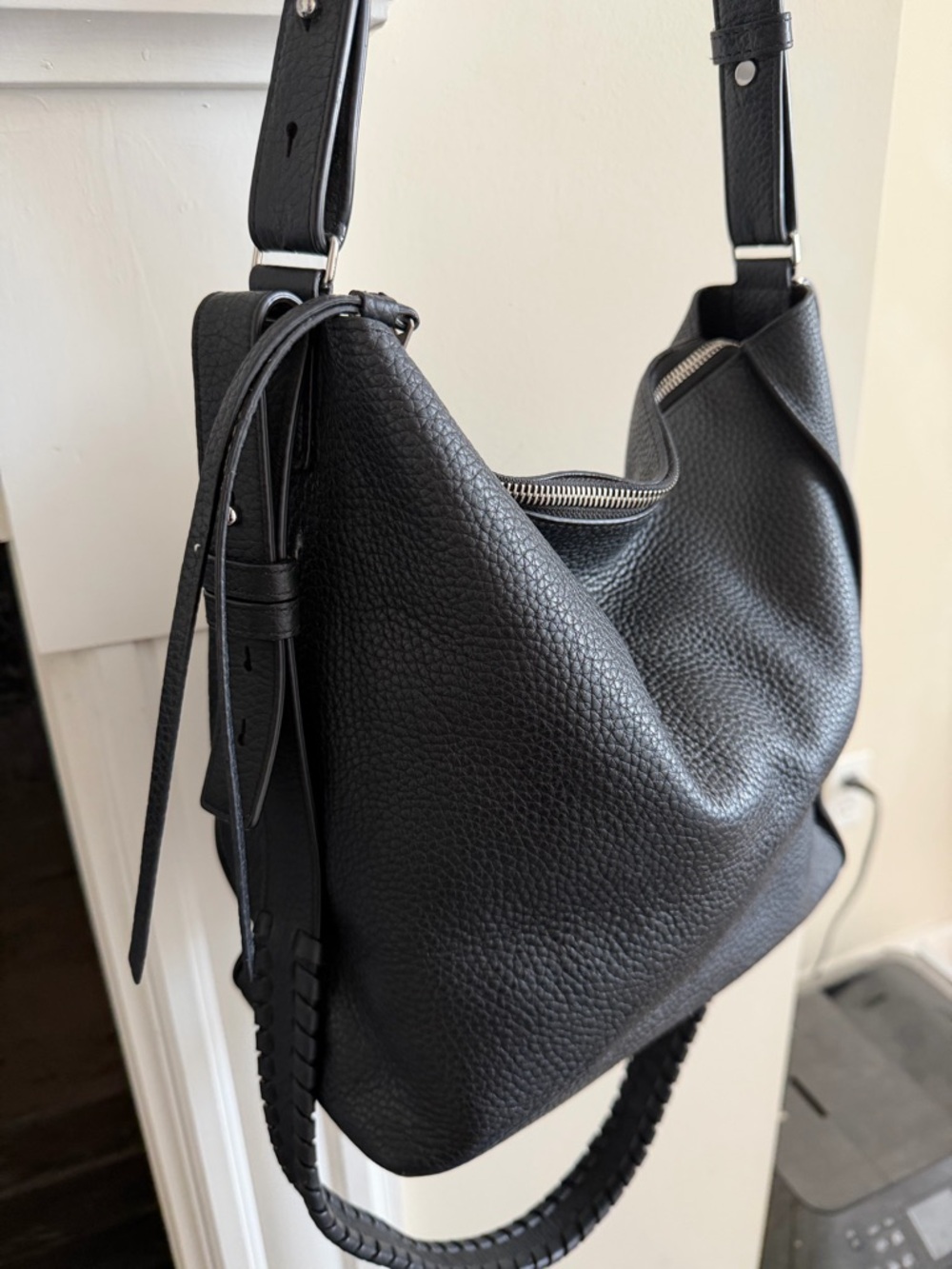 All Saints Black Kita shoulder bag - Picture 4 of 7